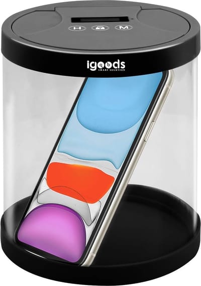 Igoods Telefoonkluis - Smartphonekluis - Telefoonkluis met Tijdslot - Opbergdoos - Focus Box - meer Focus