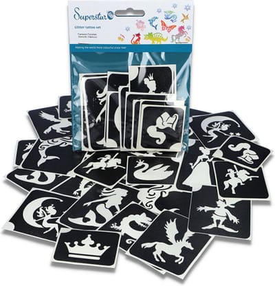 Superstar Fantasie-Fairytale Glitter Tattooset