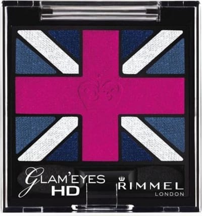 Rimmel - Glam Eyes HD Quad Eyeshadow - 008 True Union Jack