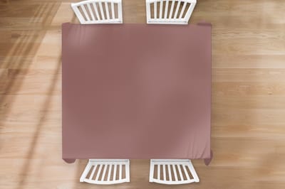 Tafelkleed - Tafellaken - 180x180 cm - Terracotta - Patronen - Roze - Binnen en Buiten