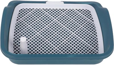 Hondentoilet - Plasbak Puppy - Zindelijkheidstraining - Met Vloerbescherming - 54x45x13cm - Blauw