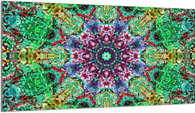 TMK ArtDeko Serie - Glazen Beschermplaat voor Kookplaat - 90x52 cm - Veiligheidsglas - Diverse Toepassingen