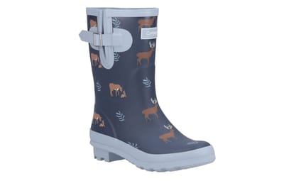 Cotswold Woodland Mid Rubberen Dameslaarzen Met De Print Van Een Hertenpatroon