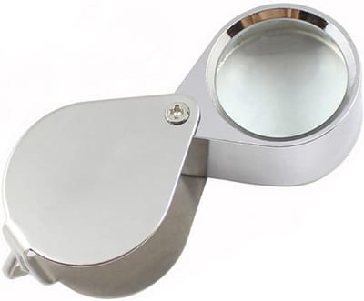 Klein en Handzaam Vergrootglas voor Sieraden, Ideaal voor Edelstenen, Munten en Hobby's, Met Opvouwbaar Ontwerp en Duurzaam Materiaal