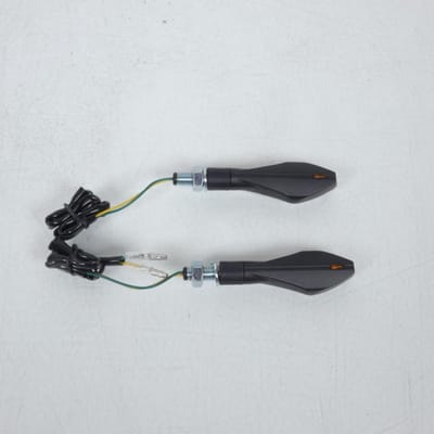 Paire Clignotant Led HUNTER Noir mat Chaft pour moto Yamaha IN202 Neuf