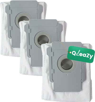 3x stofzuiger zakken geschikt voor iRobot Roomba i7+ S9+ J9+ j7+ plus E5 E6 wegwerpbaar robot stofzuiger | QleaZy