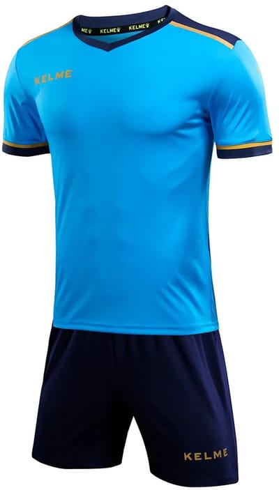 Kelme Segovia Korte Mouw Set Blauw M Man