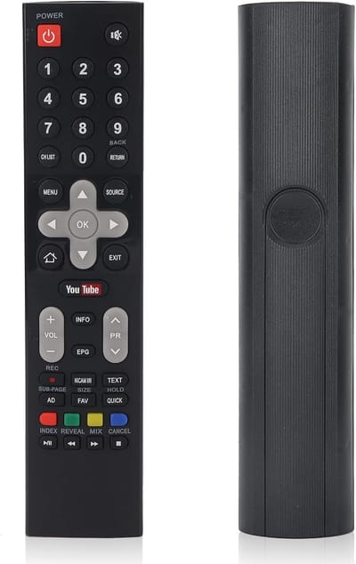 1 Universal-TV-Fernbedienung, strapazierfähiges ABS-Fernbedienungszubehör für Skyworth HOF16J234GPD12 ABS