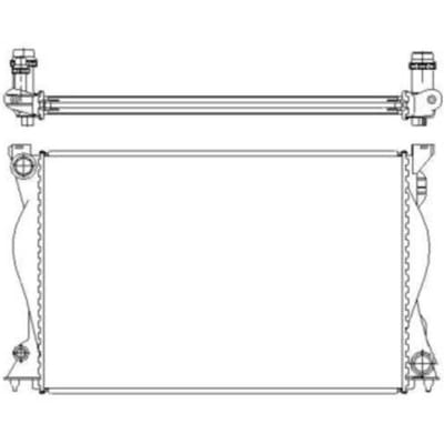Radiator, motorkoeling NRF 50597