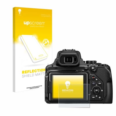upscreen - Screenprotector voor Nikon Coolpix P1100 - Folie Beschermfolie anti glare matte