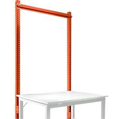 Opbouwframe, Basistafel STANDAARD werktafel-/werkbanksysteem UNIVERSAL/PROFI, 1250 mm, roodoranje