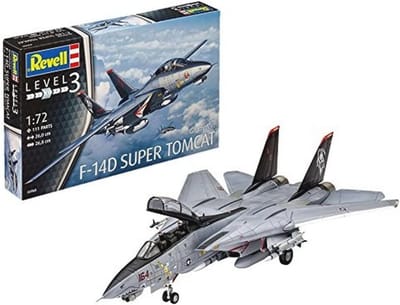 Modelbouwpakket Vliegtuig 1:72 - F-14D Super Tomcat Gedetailleerde Replica