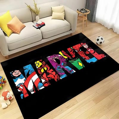 Disney Marvel-Avengers Superheld Vloerkleed voor Huis Woonkamer Slaapkamer Bank Deurmat Keuken Decoratie Antislip Vloermat 80*120cm