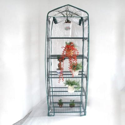 Serrehoes PVC - Tuin Serre Cover - Planten Beschermen - Transparant en Waterdicht - 69x49x187 cm - Transparant