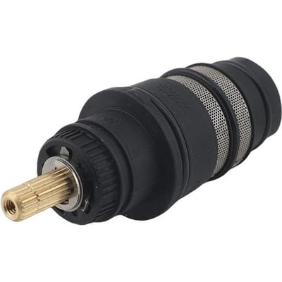 Thermostatische Douchecartridge Messing 98282000 Geschikt voor Hansgrohe T30 Ventielhuis Thermostatische Douchemengkraan Ventielcartridge black