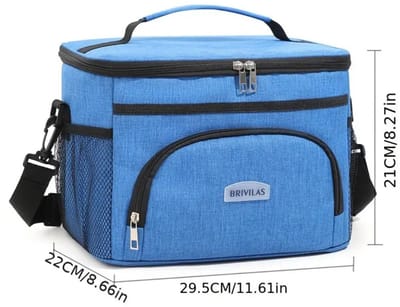 Livano Koeltas - Koelbox - Koelelementen - Coolbox - Auto - Lunchtas - Strand - Blauw