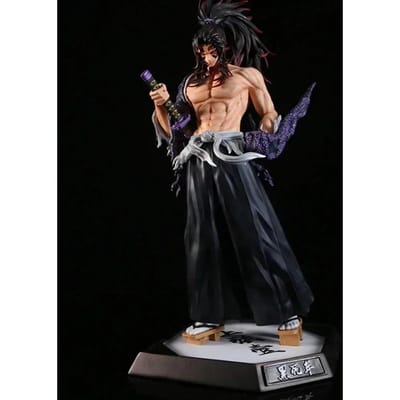 30cm Demon Slayer Figuren Hantengu Anime Figuur Himejima Gyoumei Beeldje Kimetsu No Yaiba Tomiokagiyuu Standbeeld Gk Pvc Speelgoed Cadeau zwart