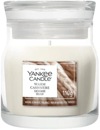Yankee Candle - Warm Cashmere Small Jar Geurkaars - tot 30 branduren