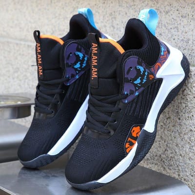 Hoge herenschoenen Lente Nieuw Alles-match Ademend Tide Schoenen Student Sportschoenen Mesh Basketbalschoenen Boardschoenen Heren 44