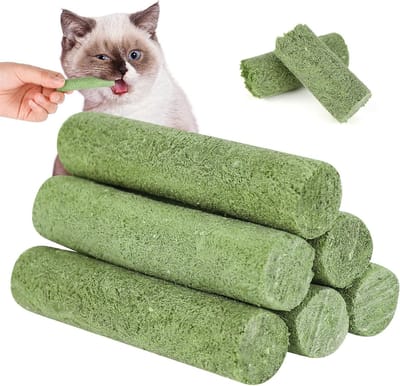 Kattengrassnack 120 g voor tandverzorging en haarballen