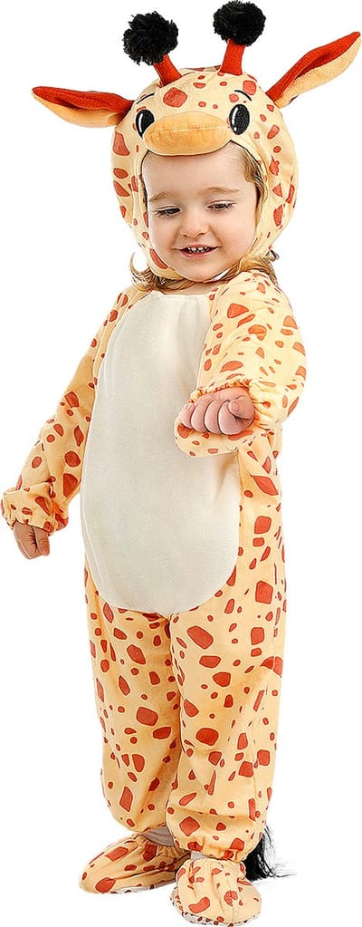 FUNIDELIA Giraffen kostuum voor baby - 0-6 mnd (50-68 cm) - Bruin