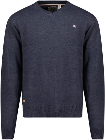 Geographical Norway Premium Heren Trui Froste V-Hals Gebreid - 3XL