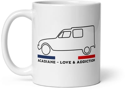 De2pktjes - Mok “Acadiane – Love & Addiction” | Voor echte Citroën-fans