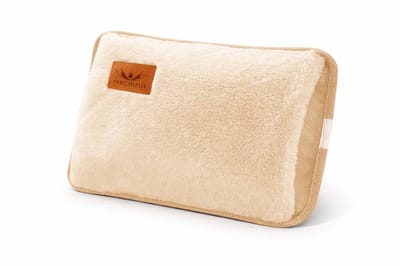 Ferodelli Elektrische Kruik - Oplaadbare Kruik - Warmtekussen - Elektrische Warmtekruik - Warmwaterkruik - Water - Met Hoes - Volwassenen - Baby - Beige