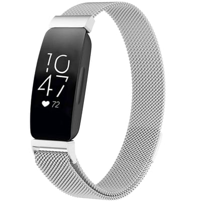imoshion Milanees magnetisch bandje voor de Fitbit Inspire - Maat S - Zilver
