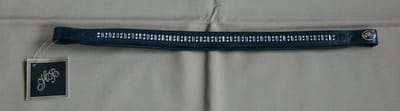 HB frontriem Strass - zwart - cob