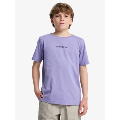 Quiksilver Fractured Wave T-shirt Met Korte Mouwen Paars 12 Years Jongen