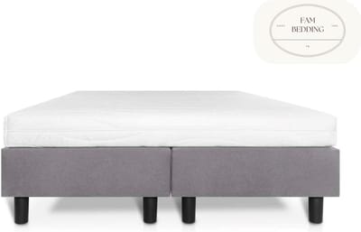 2 Persoons Boxspring Studio Luxe Pocketvering HR matras Grijs 80x190