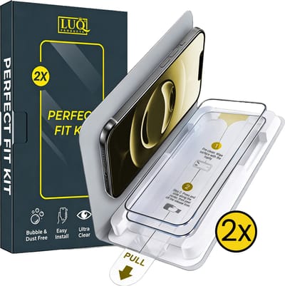 Screenprotector - Geschikt voor Apple iPhone 16e - 2 Stuks - Met Installatietray - Perfect Fit Kit - Gehard Glas - Geen Luchtbellen - Beschermglas - Tempered Glass - Screen Protector - Nauwkeurige Plaatsing