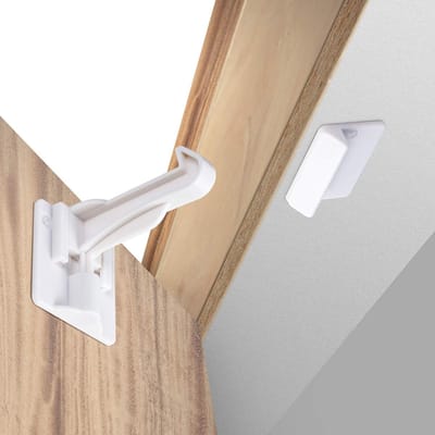 Babykast sloten - Kast beveiliging - Kinderen weren - Onzichtbaar ontwerp - 10 stuks - Wit
