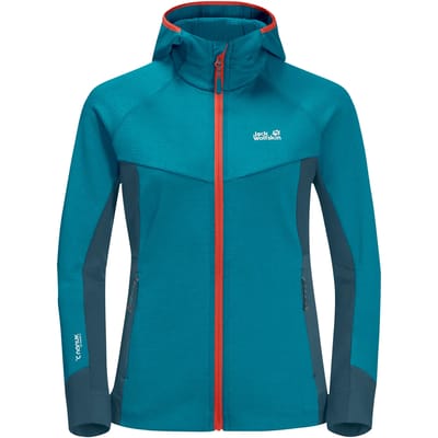 Jack Wolfskin Hydro Grid Fleece Jkt W, Vrouwen, Purper, Jasje, maat: L