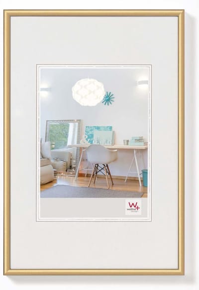 Walther New Lifestyle - Kunststof lijst - Fotoformaat 13x18 cm - Goud