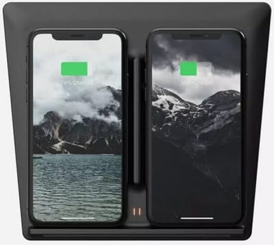 Tesla Model 3 Draadloze Dubbele Telefoon Oplader voor Middenconsole - Interieur Accessoires