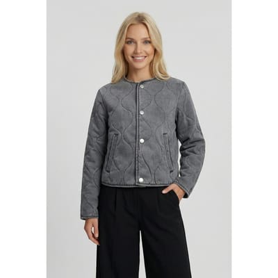 Cars Jeans Alina Cotton Grey Used Maat: M | Korte Jassen Outlet | Dames | Grijs