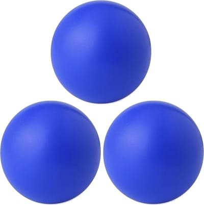 Anti stressballen Relaxman - 3x stuks - blauw - 6 cm - Mindfullness - Relax - Ontspannen artikelen