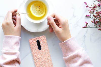 OnePlus 7 Pro TPU bumper Pattern Orange