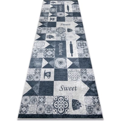 Kleden Rugsx ANDRE 44211 tapijt wasbaar Lissabonse tegels, keuk 80x200 cm