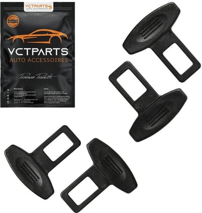 VCTparts® Gordel Alarmstopper Clip Universeel – Voorkomt Gordelwaarschuwing – Set van 4 Stuks