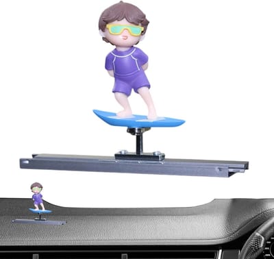 Dashboard Decoratie Surf Jongen - Auto Schud Speelgoed - Auto Interieur Opvrolijken - Dynamische Zwaaiende Beweging - 8x11cm of 10x11cm