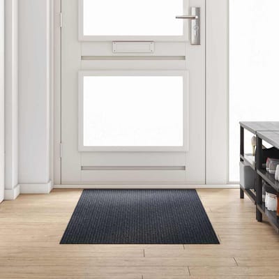 vidaXL - Tapijt - Loper - Antraciet - 80 - x - 200 - cm - Stof