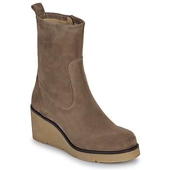UNISA MISS_F25_BS Dames Laarzen - TAUPE