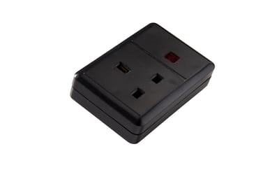 Martin Kaiser BS1363 UK Koppelcontactdoos 13A Zwart Met Sluiter - 860/sw [10 stuks]