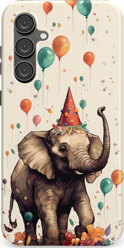 Casetastic Hoesje Geschikt voor Samsung S23 FE - Stijlvolle Beschermende Duo-layer Case - Ballonparade