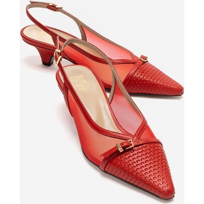 Laviera Mesh Slingback Pump