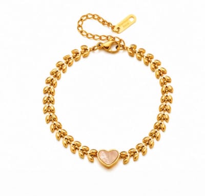 Armband - Goudkleurig- verguld - dames - Vrouwen - feest sieraden - verjaardag cadeau - cadeau - vakantie