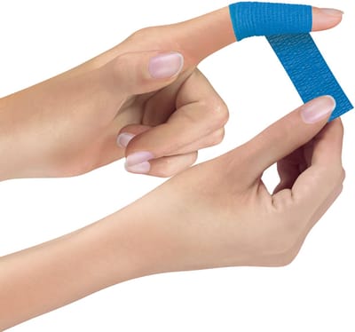 9 Rollen Pleisters / zelfklevende verbanden selbsthaftend 5 m x 2,5 cm zwart